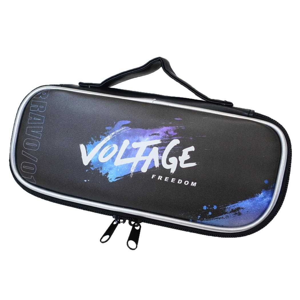 ラウンドファスナーペンケース ペンポーチ VOLTAGE FREEDOM 新入学 ブラック カミオジャパン 新学期準備文具 ボーイズステーショナリー 男の子