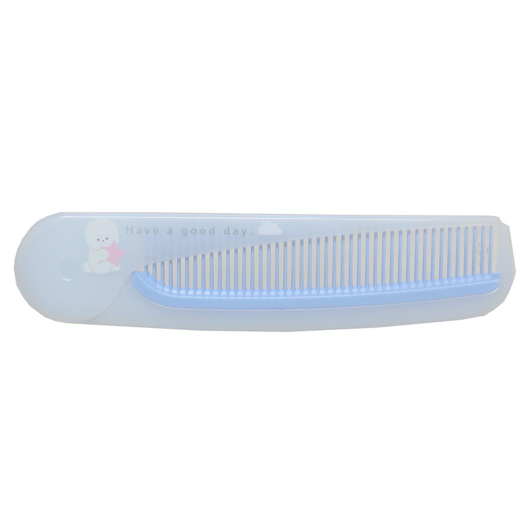 スリム折りたたみコーム ブラシ Girly up cosme BICHON FRISE カミオジャパン プレゼント かわいい メール便可