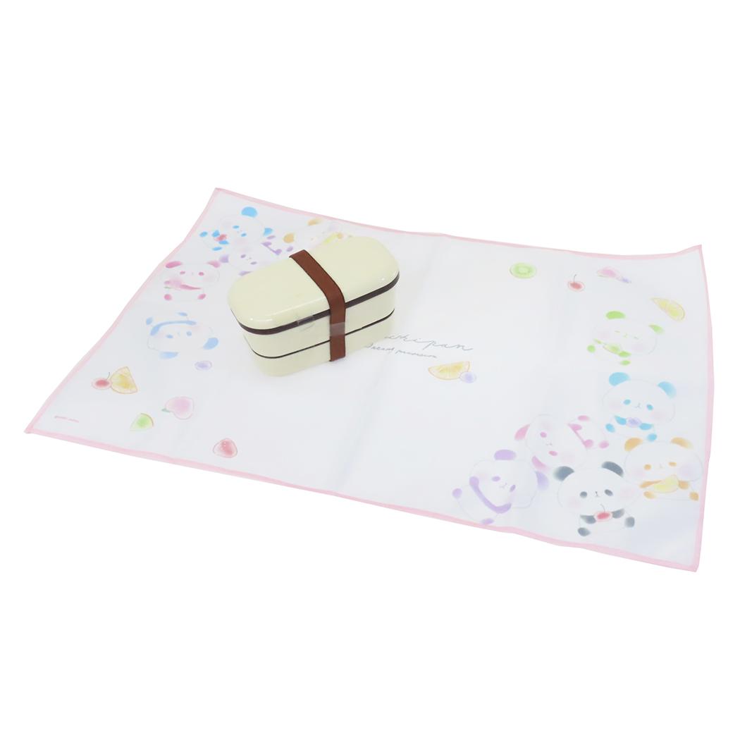 長方形ランチクロス ランチマット もちもちぱんだ 新入学 カミオジャパン ワイド ランチーフ お弁当包み メール便可