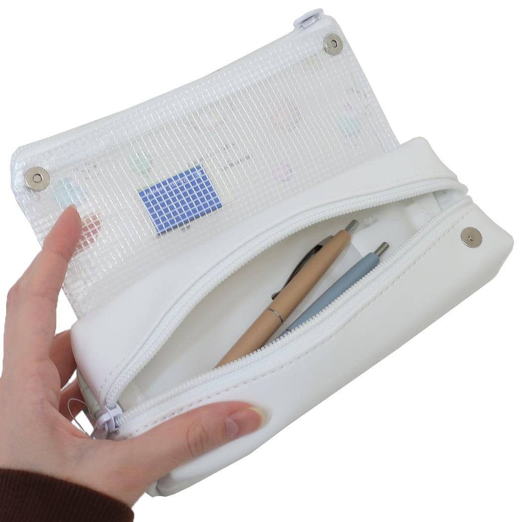 フラップ2ルームペンケース ペンポーチ CHITCHAI PUKUPUKU 新入学 カミオジャパン 筆箱 新学期準備文具 かわいい