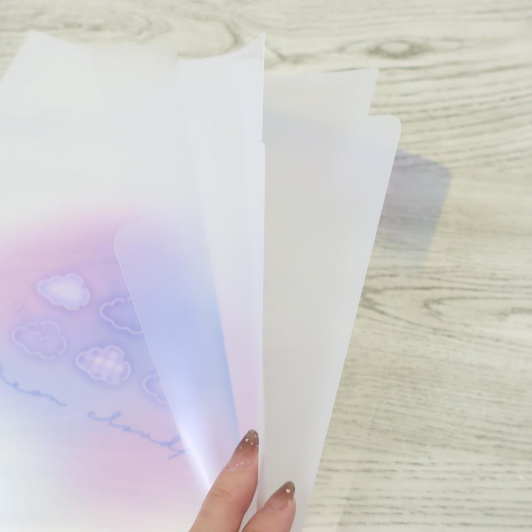 3インデックスクリアファイル ポケットファイル チルクラウド NEON CLOUD 新入学 カミオジャパン 新学期準備文具 かわいい メール便可