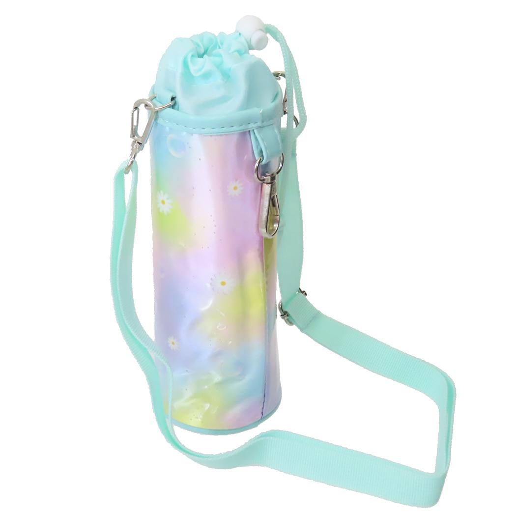 ショルダー付き保冷ボトルケース ペットボトルホルダー FLORAL MOOD カミオジャパン アウトドア水筒 かわいい