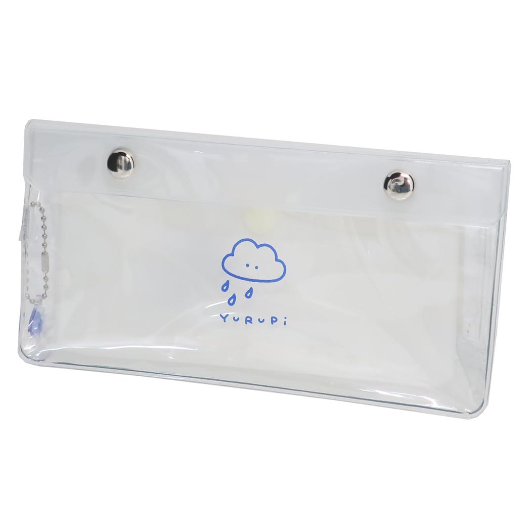 クリアコーデペンポーチ ペンケース くも カミオジャパン 筆箱 新学期準備文具 かわいい