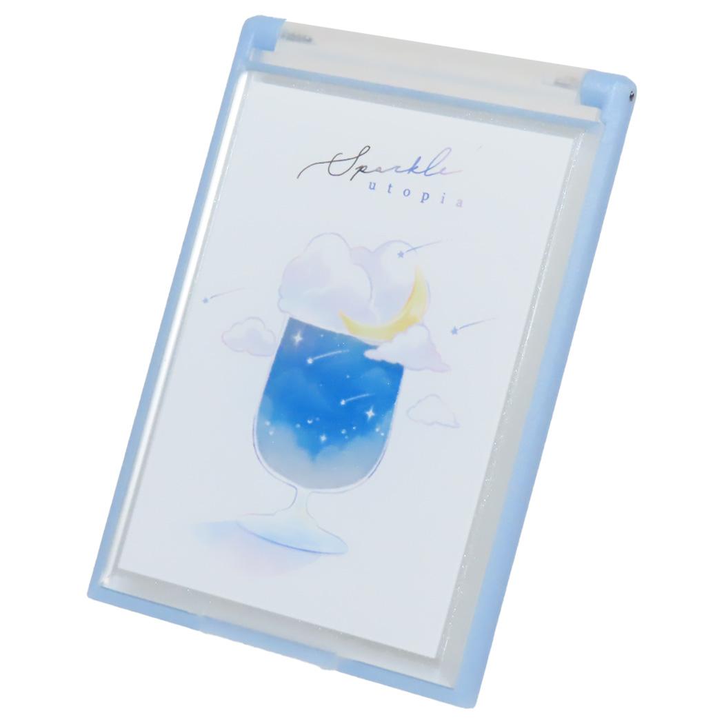 カードミラーS 手鏡 SPARKLE UTOPIA カミオジャパン コンパクトミラー かわいい メール便可