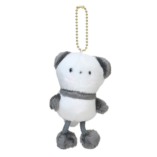 ぷらたんずキーホルダー マスコット ぱんだ パンダ カミオジャパン ボールチェーン ミニぬいぐるみ