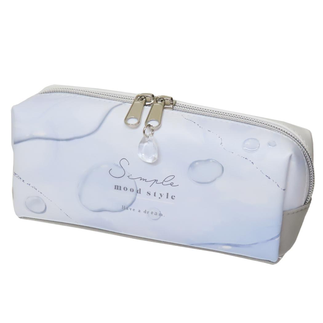 ボックスペンケース ペンポーチ CHILL DROP Simple mood style カミオジャパン 新学期準備文具 かわいい