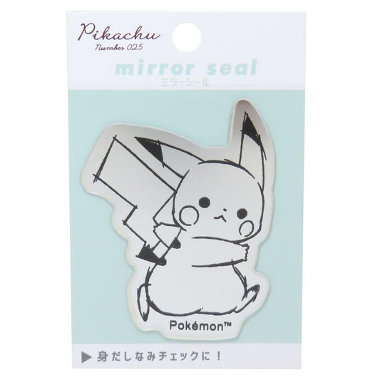 ミラーシール ダイカットシール ポケットモンスター ピカチュウ おさんぽ ポケモン カミオジャパン かわいい メール便可