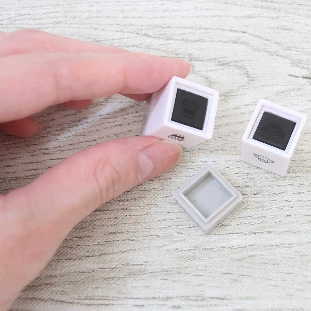 PochiPom スタンプ メレンゲクッキー カミオジャパン 手帳デコ ボタンタイプ メール便可