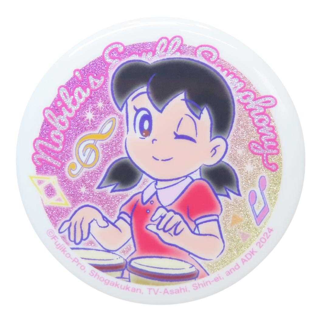 グリッター缶バッジ 缶バッジ ドラえもん 映画ドラえもん しずか 藤子F不二雄 カミオジャパン コレクション雑貨 アニメメール便可