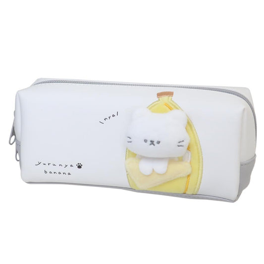BOXペンケース ペンポーチ YURUNYA BANANA カミオジャパン 筆箱 新学期準備文具 かわいい