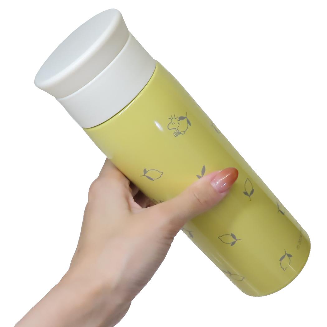 ステンレスボトル500ml 保温保冷水筒 スヌーピー レモンファーム ピーナッツ カミオジャパン プレゼント