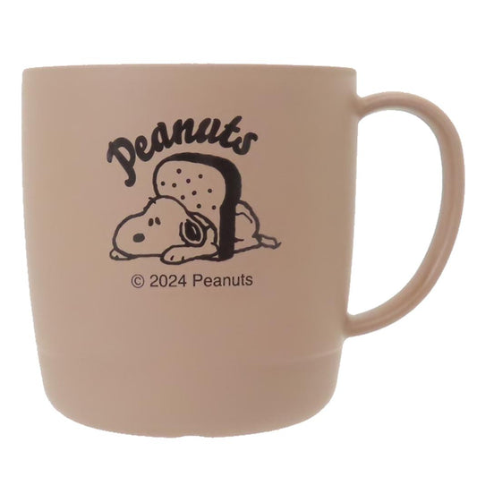 樹脂製スタッキングランチコップ マグカップ スヌーピー パンとスヌーピー ピーナッツ カミオジャパン 日本製 食器