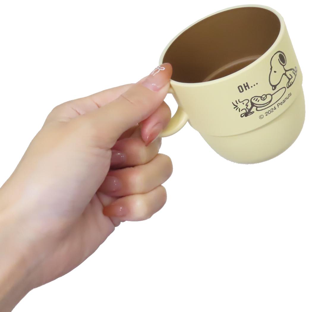 スタッキングミニカップ マグカップ スヌーピー PANCAKE ピーナッツ カミオジャパン 日本製 食器