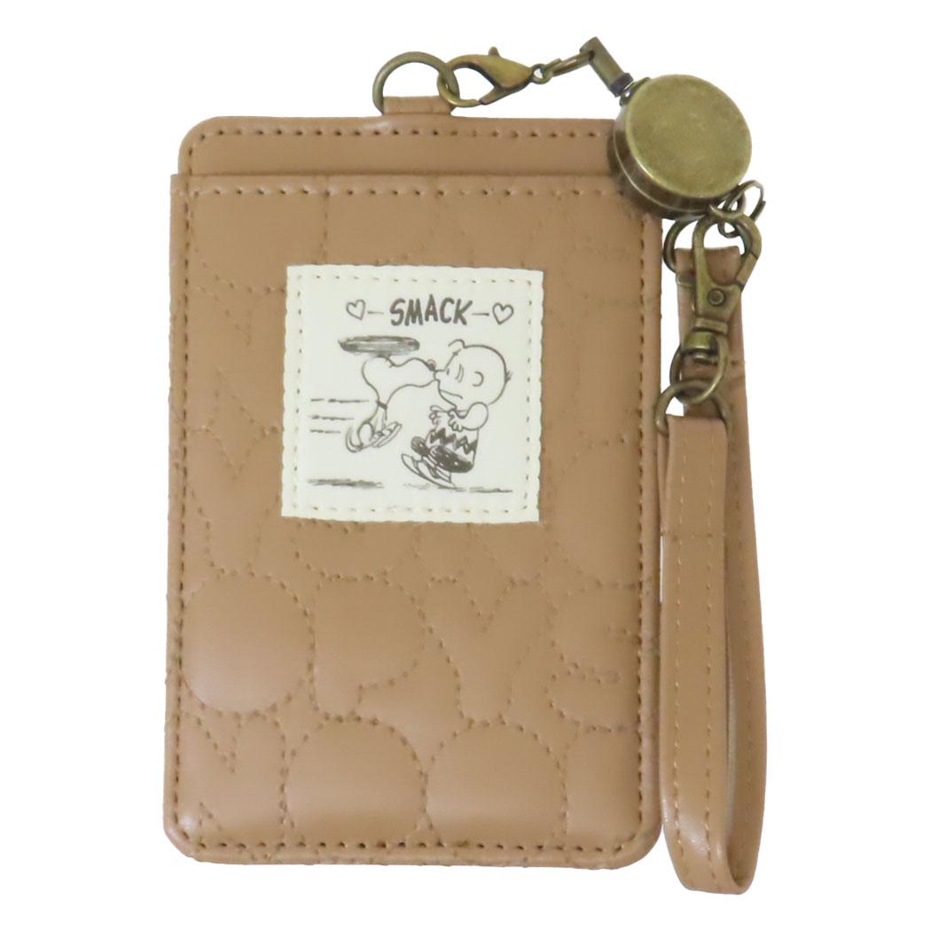 シングルパスケース 定期入れ スヌーピー SMACK SNOOPY ピーナッツ カミオジャパン ICカードケース メール便可