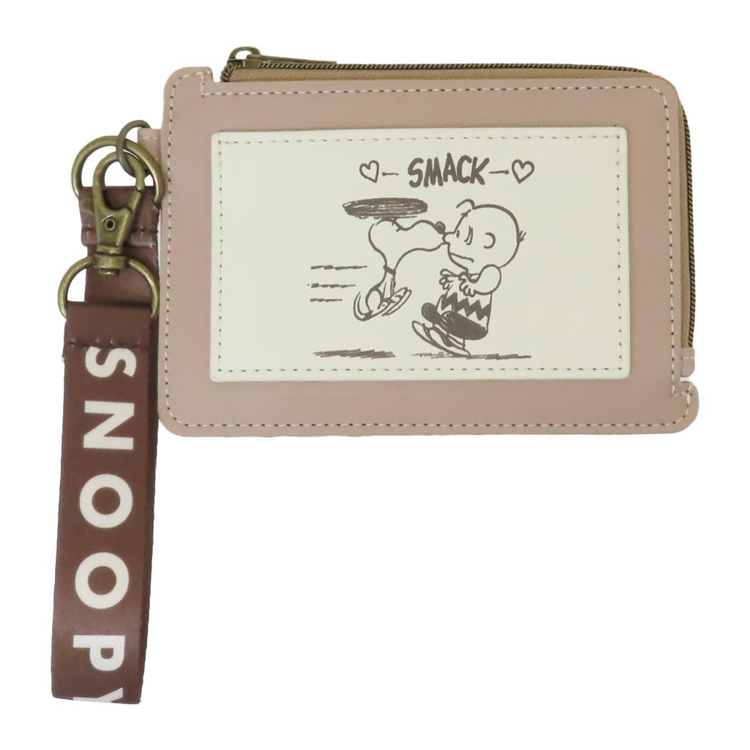 コイン＆カードケース 小銭入れ＆カード入れ スヌーピー SMACK SNOOP ピーナッツ カミオジャパン ICカードケース メール便可