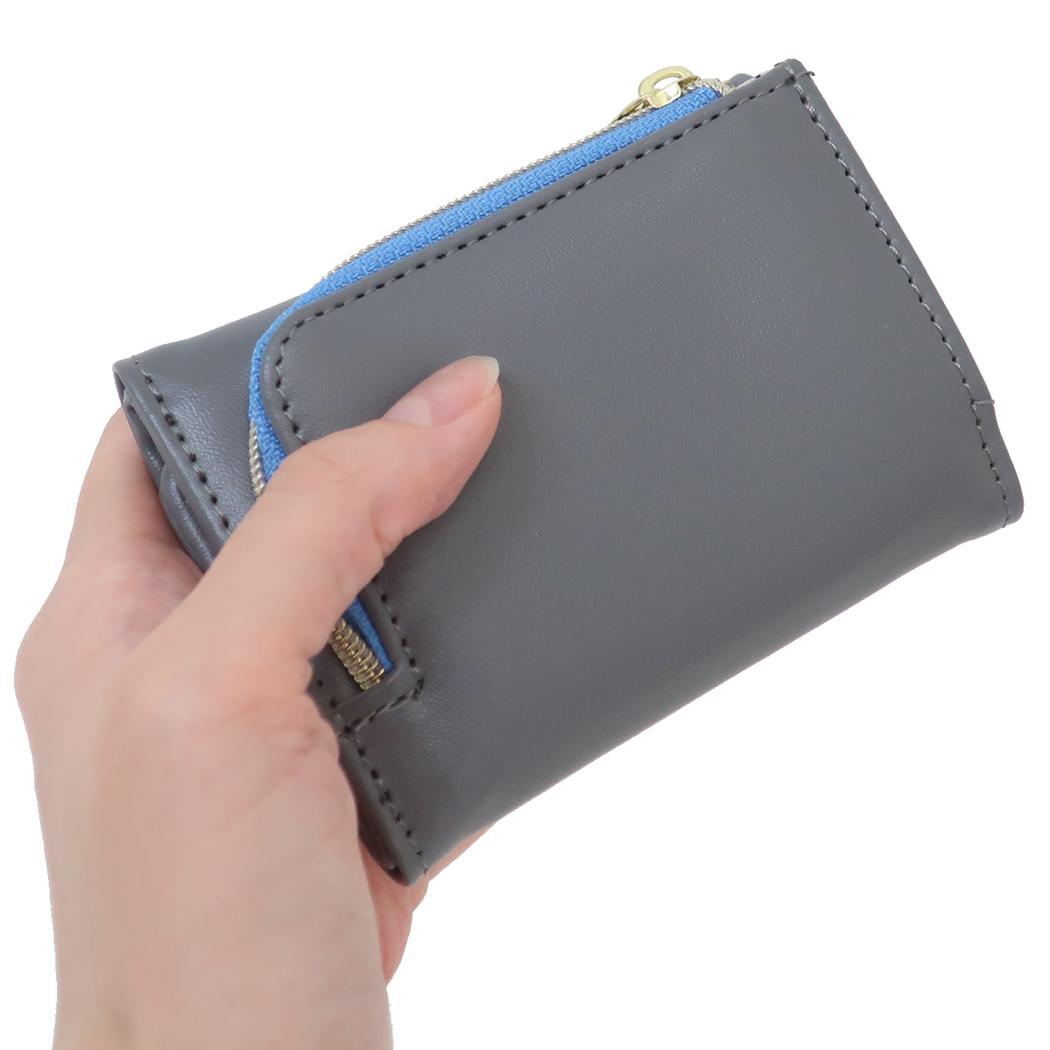 ミニ財布 ミニウォレット スヌーピー ブロックパターン ピーナッツ カミオジャパン コンパクト財布