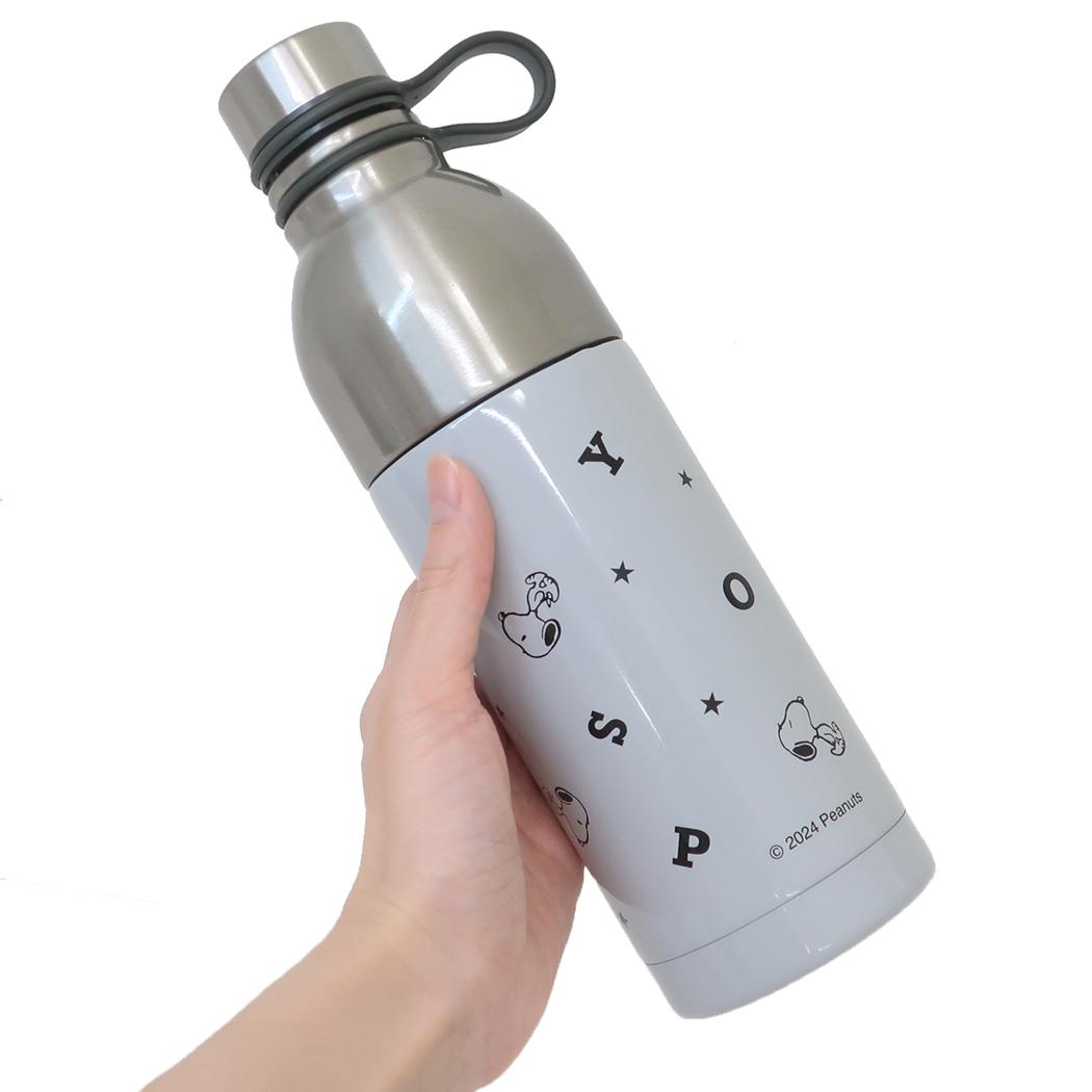 分解できるステンレスボトル 水筒 スヌーピー ロゴ ピーナッツ カミオジャパン プレゼント