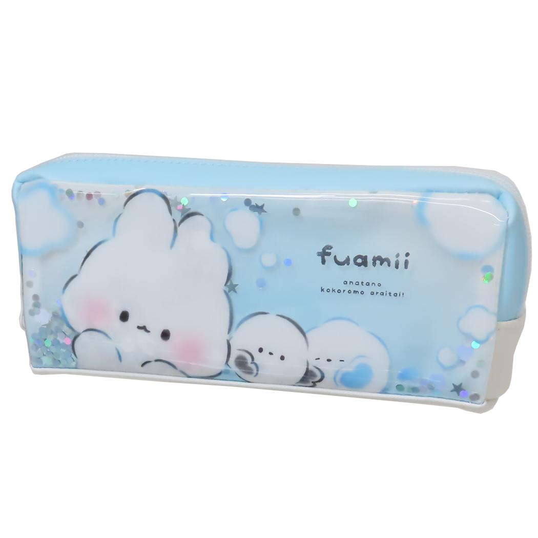 ツインファスナーペンケース ペンポーチ ふあみい カミオジャパン 筆箱 新学期準備文具 大容量 かわいい