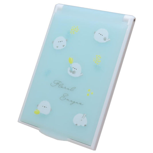カードミラーS 手鏡 FLORAL ENAGAS カミオジャパン コンパクトミラー かわいい メール便可