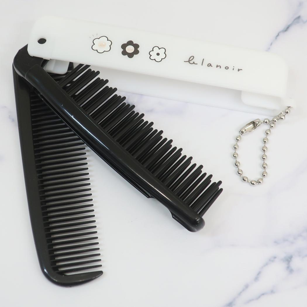 ヘアブラシ ブラノワール blanoir 折りたたみブラシ＆コーム カミオジャパン プレゼント かわいい メール便可 マシュマロポップ