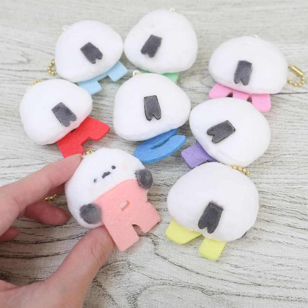 イニシャルマスコットキーホルダー マスコット シマエナガ A カミオジャパン かわいい プレゼント メール便可