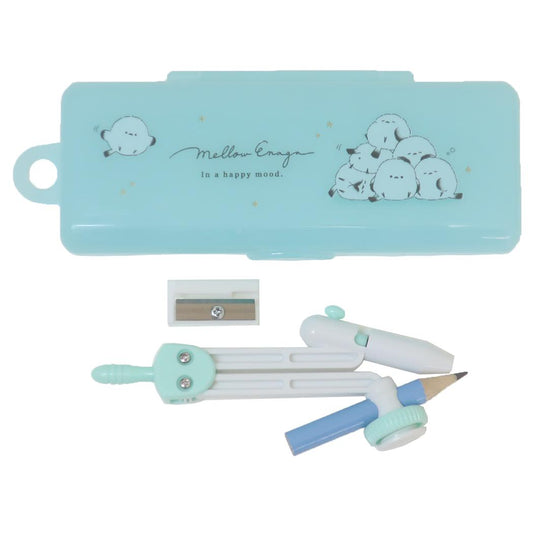 コンパス 製図用品 MELLOW ENAGA カミオジャパン 新学期準備文具 かわいい メール便可
