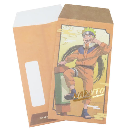 お気持ち袋 2枚入り ぽち袋 NARUTO うずまきナルト 少年ジャンプ カミオジャパン お年玉袋 金封 アニメメール便可
