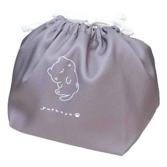 お弁当きんちゃくポーチ ランチ巾着 YURUNYA カミオジャパン 新学期準備 かわいい メール便可