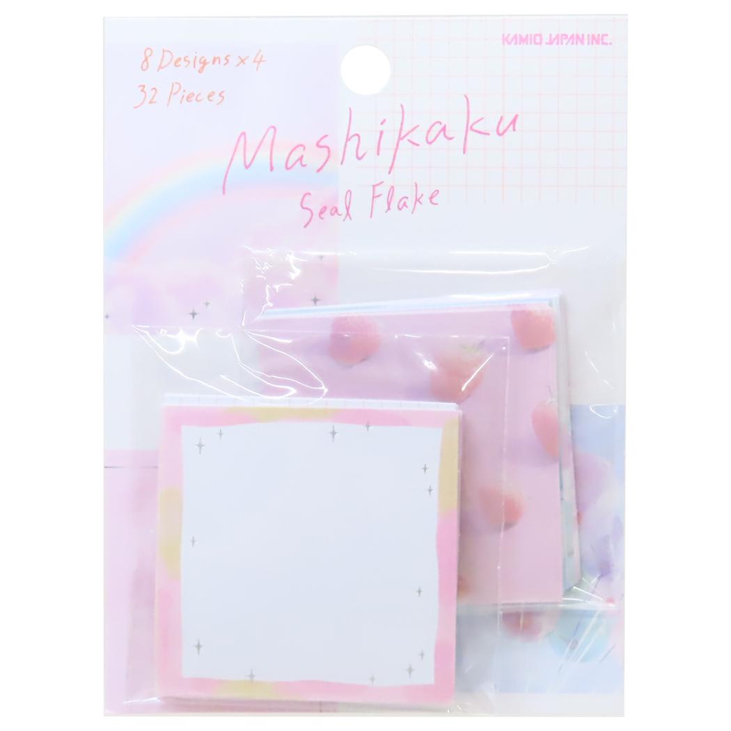MASHIKAKUシールフレーク フレークシール パステル カミオジャパン デコレーション 手帳デコ メール便可