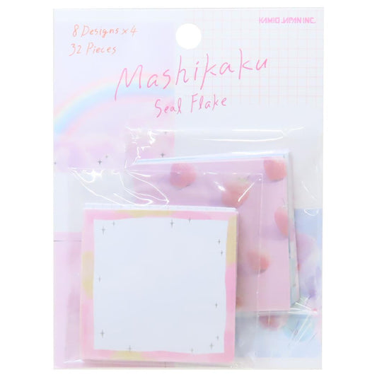 MASHIKAKUシールフレーク フレークシール パステル カミオジャパン デコレーション 手帳デコ メール便可
