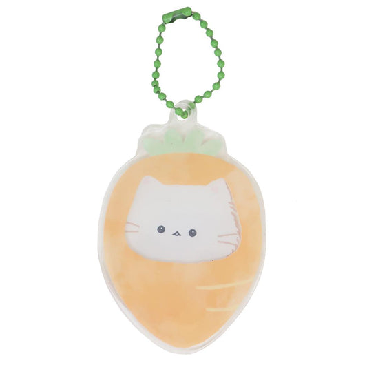 おきがえキーホルダー キーチェーン MOGUNYAN ニンジン カミオジャパン プレゼント かわいい メール便可