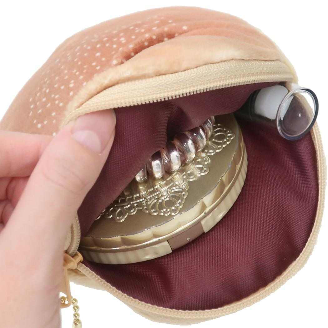 パロディポーチ コスメポーチ あんぱん カミオジャパン 小物入れ おもしろ雑貨