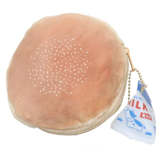 パロディポーチ コスメポーチ あんぱん カミオジャパン 小物入れ おもしろ雑貨