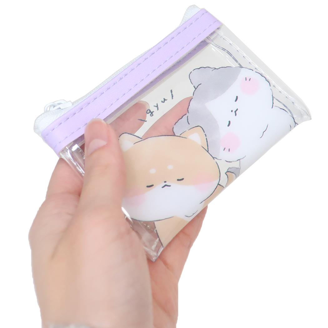BOXペンケース ペンポーチ ウチノモフモフ ネコ カミオジャパン 筆箱 新学期準備文具 かわいい
