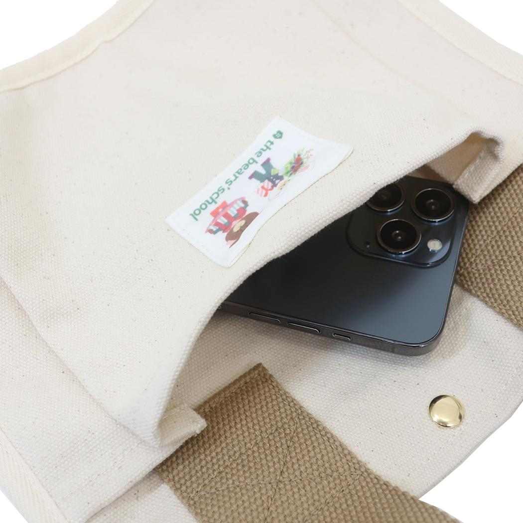ポケットいっぱいミニトート ミニバッグ くまのがっこう プレゼントフォーミー カミオジャパン 手提げかばん 絵本
