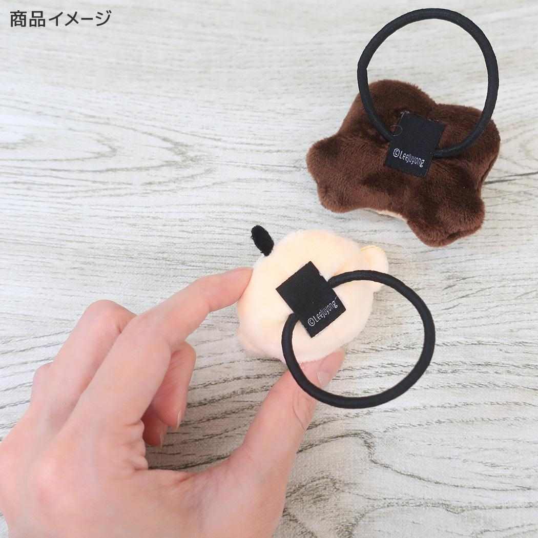 マスコット付ヘアゴム ヘアアクセ パンパンくんの日常 パンパンくん カミオジャパン かわいい メール便可