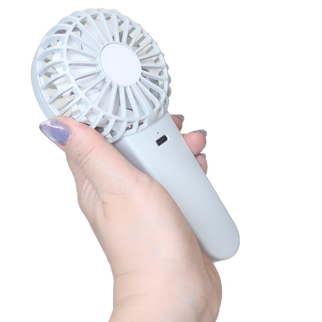 ダブルハンディファン 携帯用扇風機 ムーミン ALONE 北欧 カミオジャパン 熱中症対策 USB充電