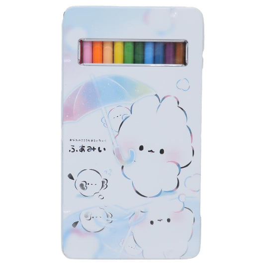 缶ケース入12色色鉛筆 色鉛筆 ふあみぃ カミオジャパン 新学期準備文具 かわいい メール便可