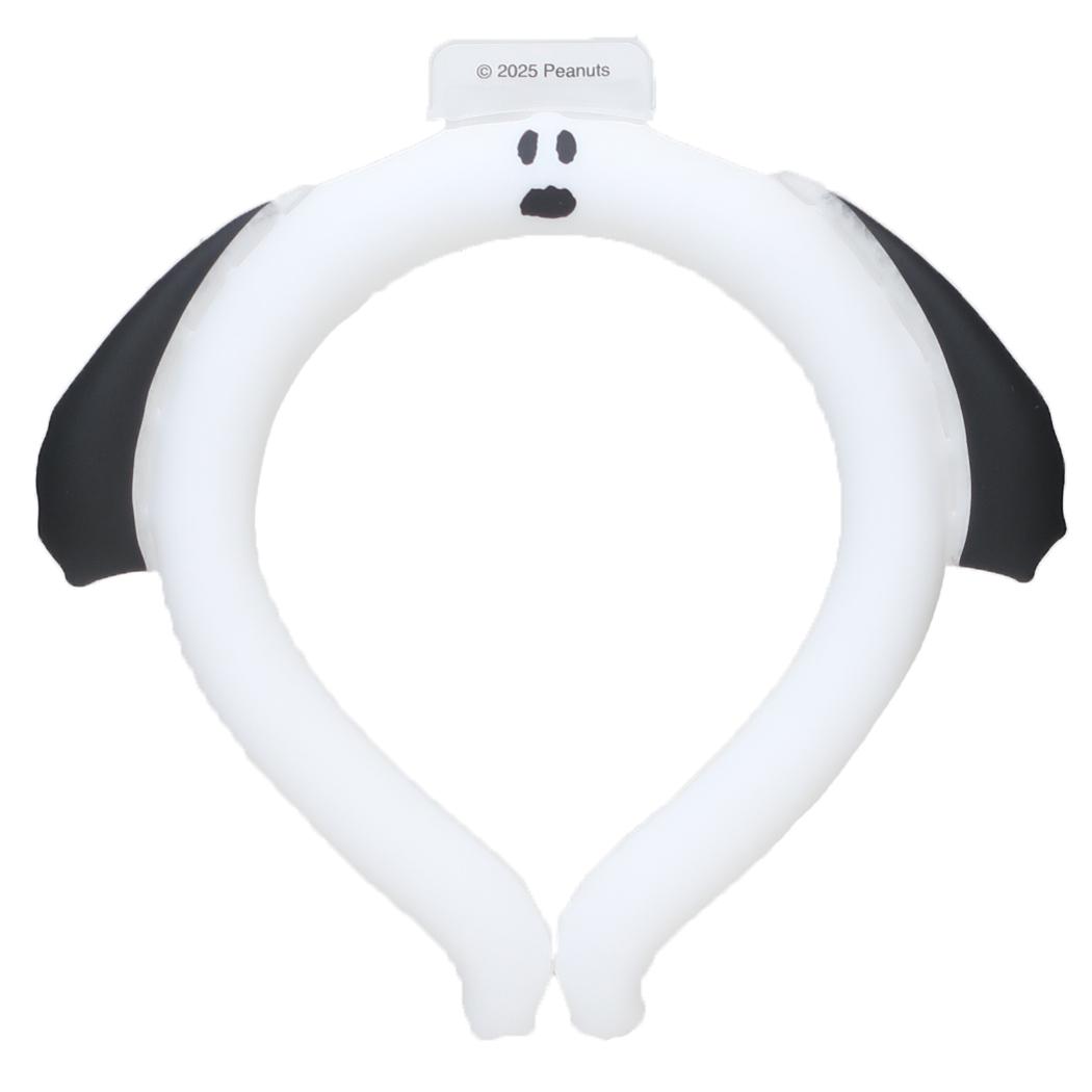 立体アイスループ M 夏用クールネック スヌーピー ストレートフェイス ピーナッツ カミオジャパン ICE LOOP 熱中症対策 冷却 メール便可