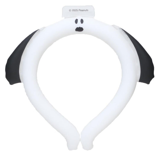 立体アイスループ M 夏用クールネック スヌーピー ストレートフェイス ピーナッツ カミオジャパン ICE LOOP 熱中症対策 冷却 メール便可