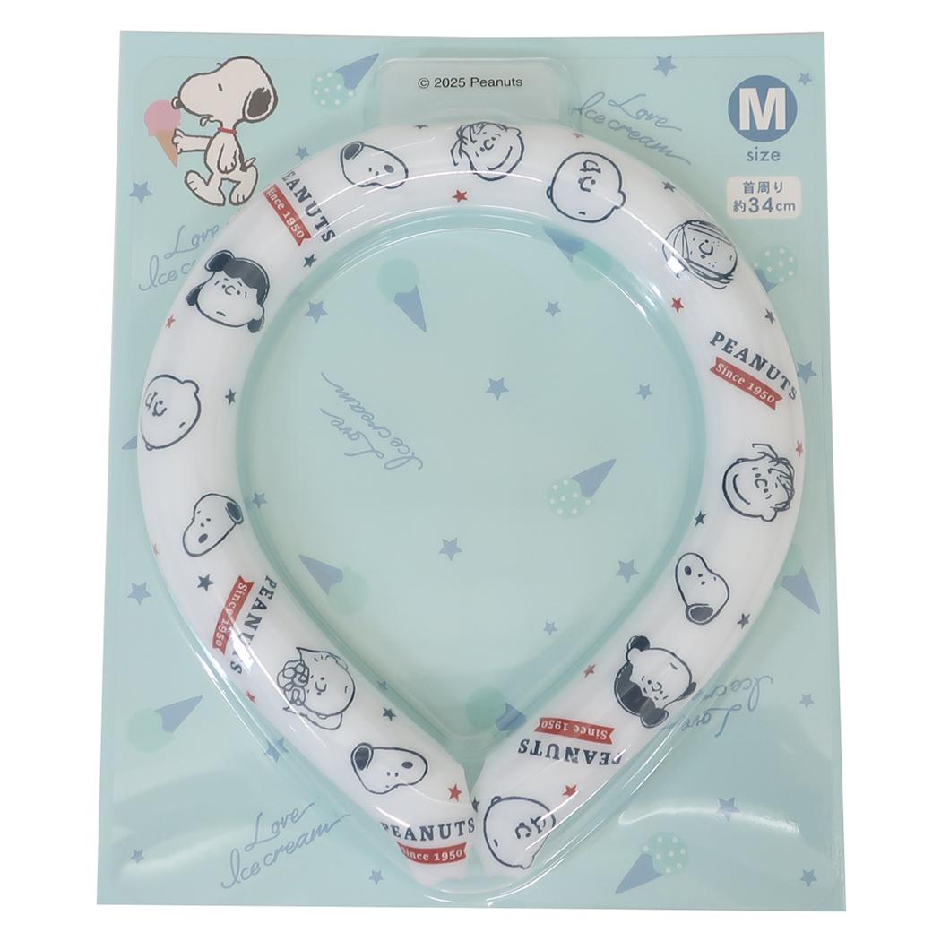 アイスループ ICE LOOP 夏用クールネック スヌーピー Mサイズ Everyone is friends ピーナッツ カミオジャパン 熱中症対策 冷却 ネッククーラー メール便可