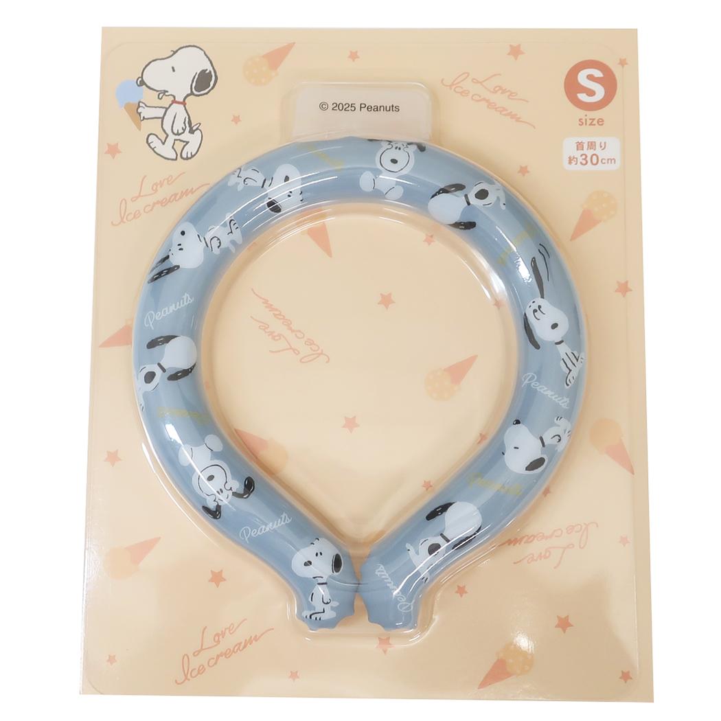 アイスループ ICE LOOP 夏用クールネック スヌーピー Sサイズ トリオ ピーナッツ カミオジャパン 熱中症対策 冷却 ネッククーラー 子ども メール便可