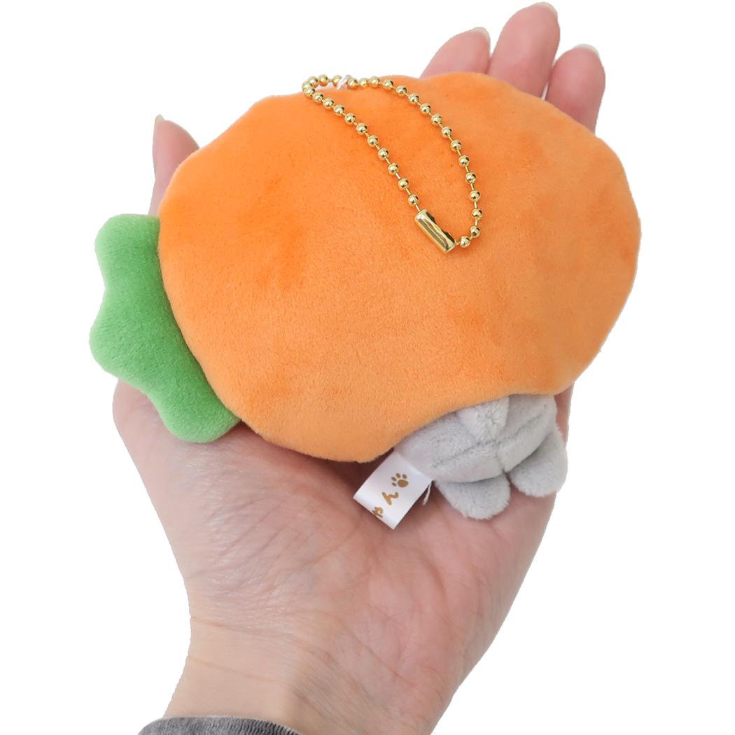 まねっこふれんずキーホルダー マスコットキーホルダー もぐにゃん くろごま カミオジャパン ぬいぐるみキーホルダー かわいい