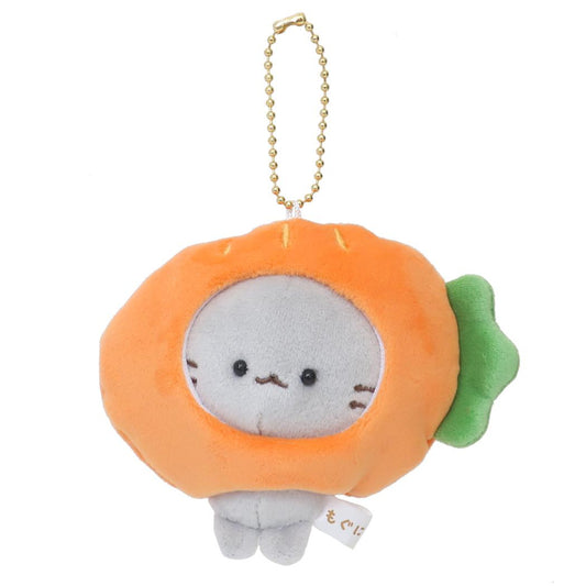 まねっこふれんずキーホルダー マスコットキーホルダー もぐにゃん くろごま カミオジャパン ぬいぐるみキーホルダー かわいい