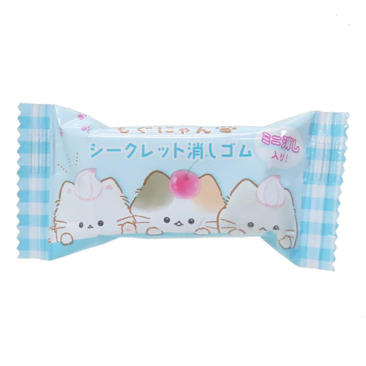 ミニ消しシークレット消しゴム 消しゴム もぐにゃん カミオジャパン コレクション文具 かわいい メール便可