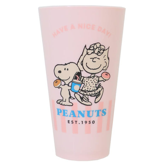 樹脂タンブラー600ml プラコップ スヌーピー YUMMY FUN FUN SALLY ピーナッツ カミオジャパン プラカップ