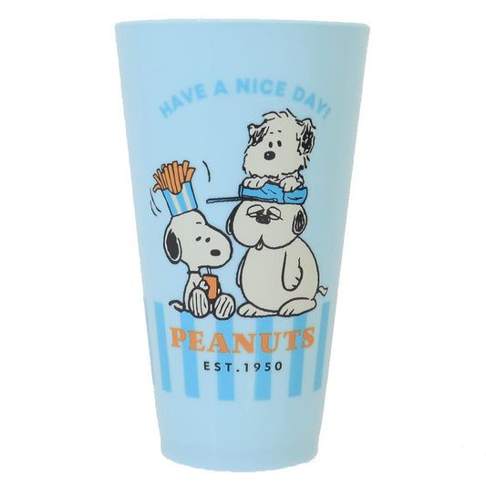 樹脂タンブラー600ml プラコップ スヌーピー YUMMY FUN FUN BROTHERS ピーナッツ カミオジャパン プラカップ