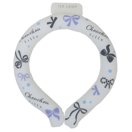 アイスループ ICE LOOP 夏用クールネック chouchou fille Sサイズ カミオジャパン 熱中症対策 冷却 ネッククーラー 子ども かわいい メール便可