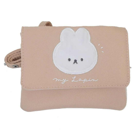 横長どこでもポッケ クリップポケット MY LAPIN カミオジャパン クリップポーチ 移動ポケット キッズポシェット メール便可