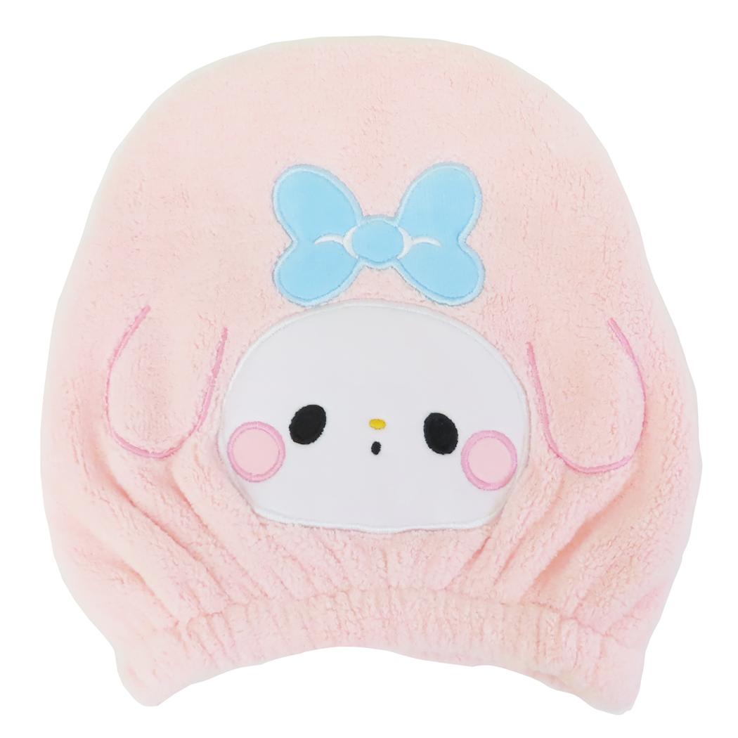 キャップタオル ヘアドライタオル帽子 サンリオxもちぱん マイメロディ サンリオ カミオジャパン お風呂上り 海プール用品 メール便可